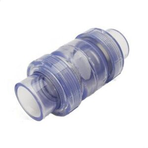 2" Clear PVC True Union Swing Check Valve - Socket (S1720C-20)